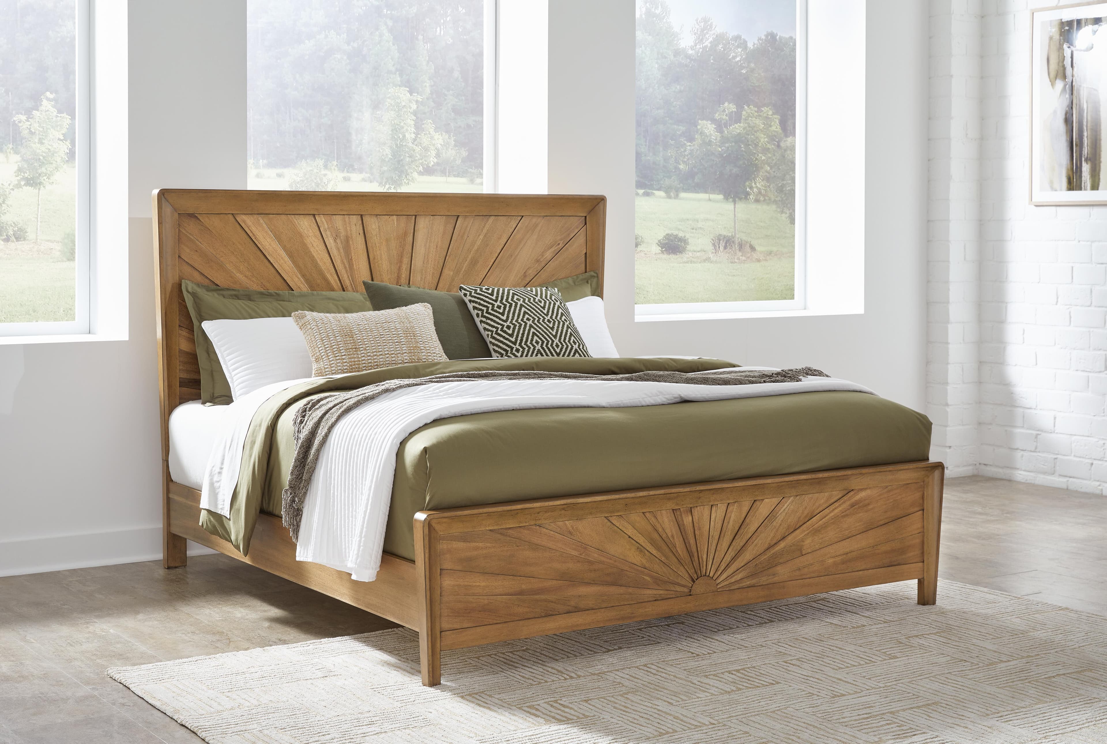 Ashley Takston King Panel Bed - image 1