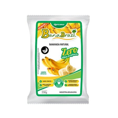 Pacote Bananada Natural Zero Adição de Açúcares - image 1