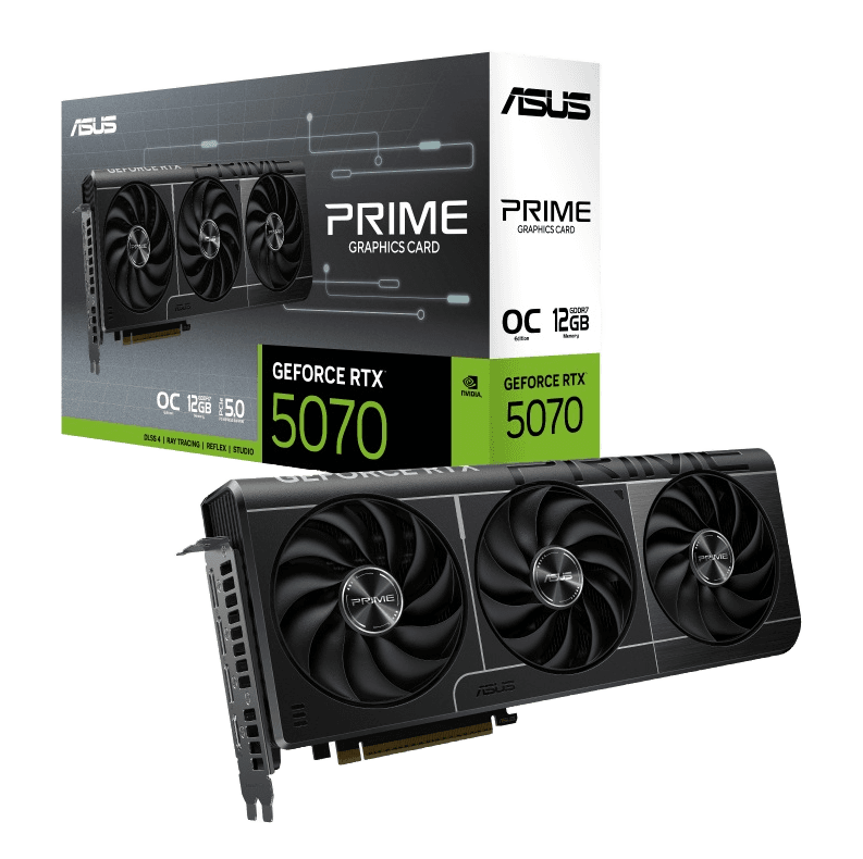 ASUS GeForce RTX 5070 Prime OC 12GB GDDR7 Graphics Card - image 1