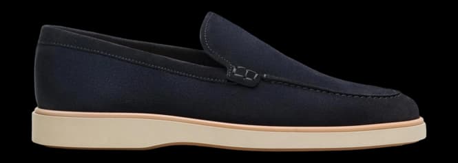Magnanni Apolo Men's Navy Suede Moccasin - image 1