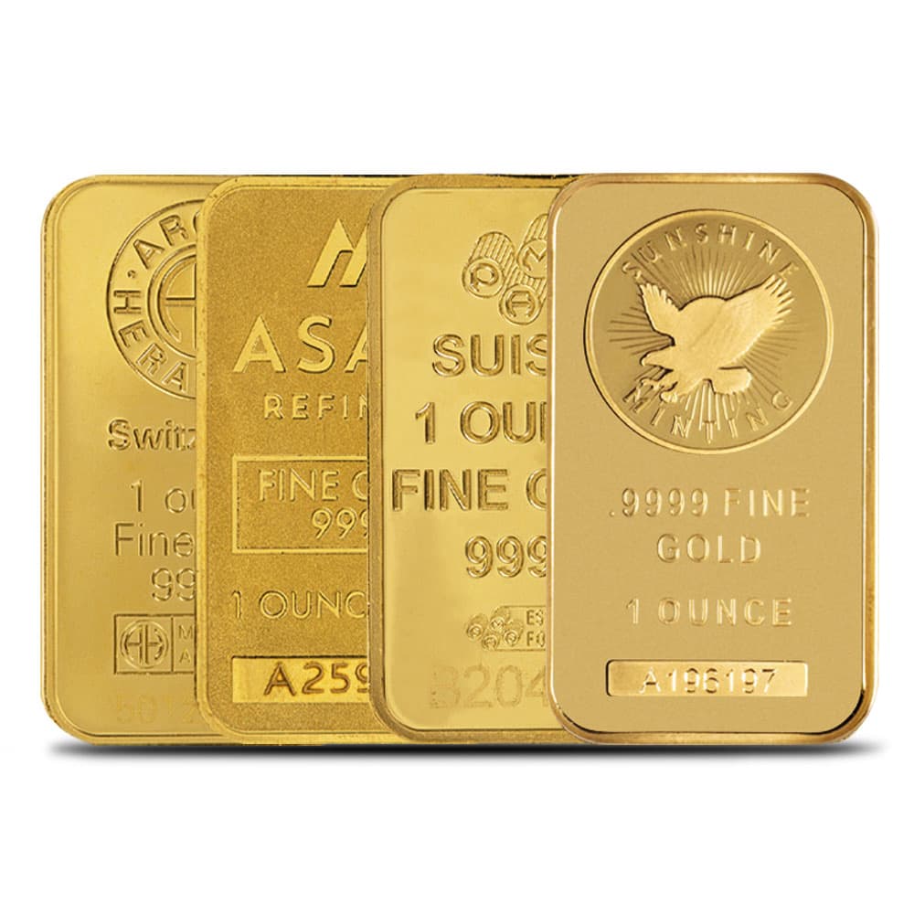 1 oz Gold Bar (Varied Condition, Any Mint) - image 1