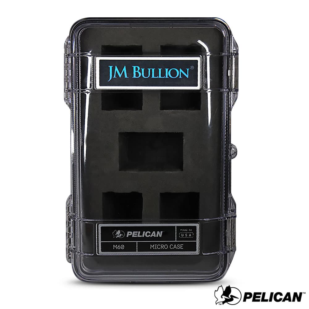 1 oz Silver Bar JM Bullion Pelican Case - image 1