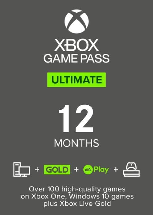 12 Month Xbox Game Pass Ultimate (Xbox One, Xbox Series X|S, PC) Europe & UK Key - image 1