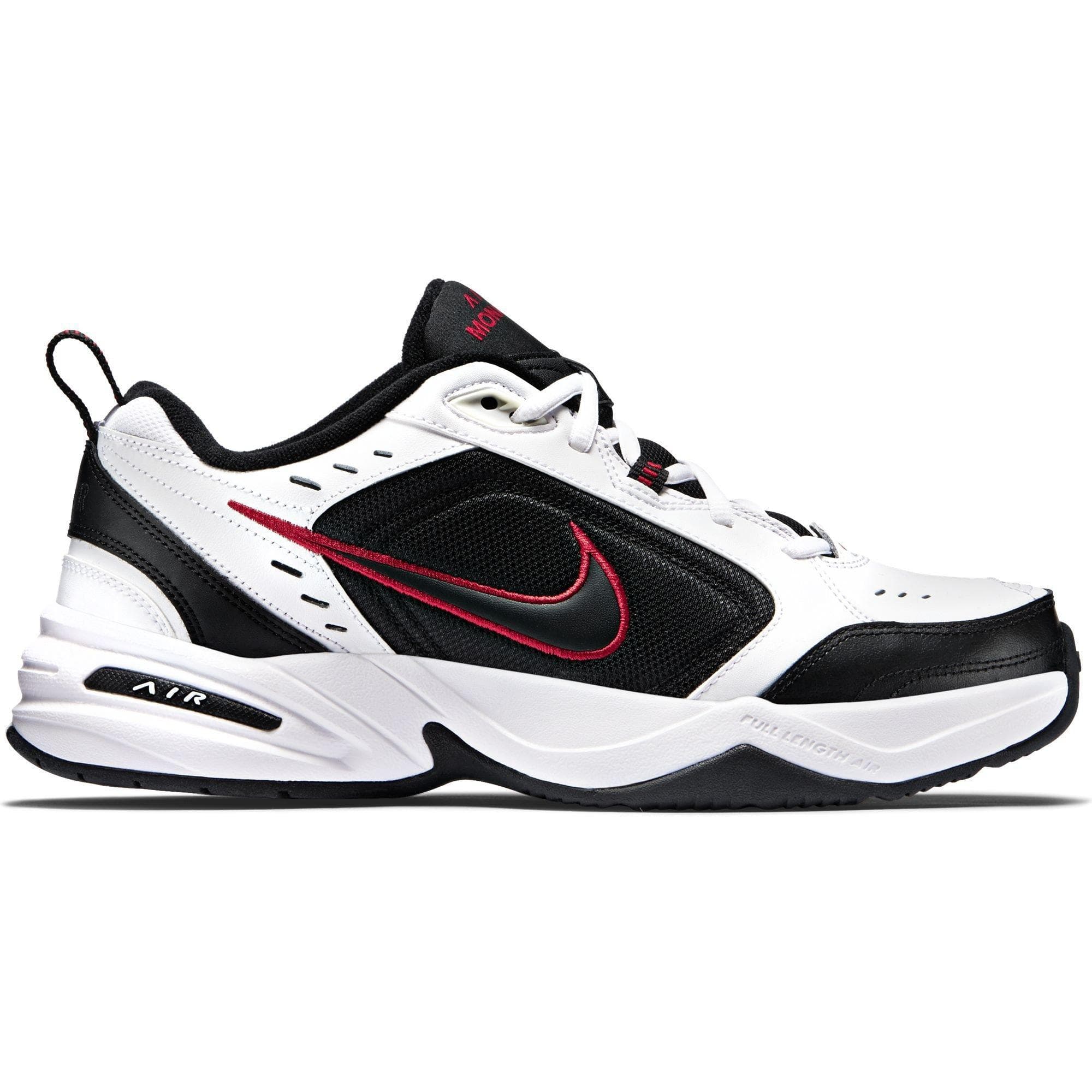 Men's Nike Air Monarch IV Training Shoes White/Black/Varsity Red 12 Regular - image 1