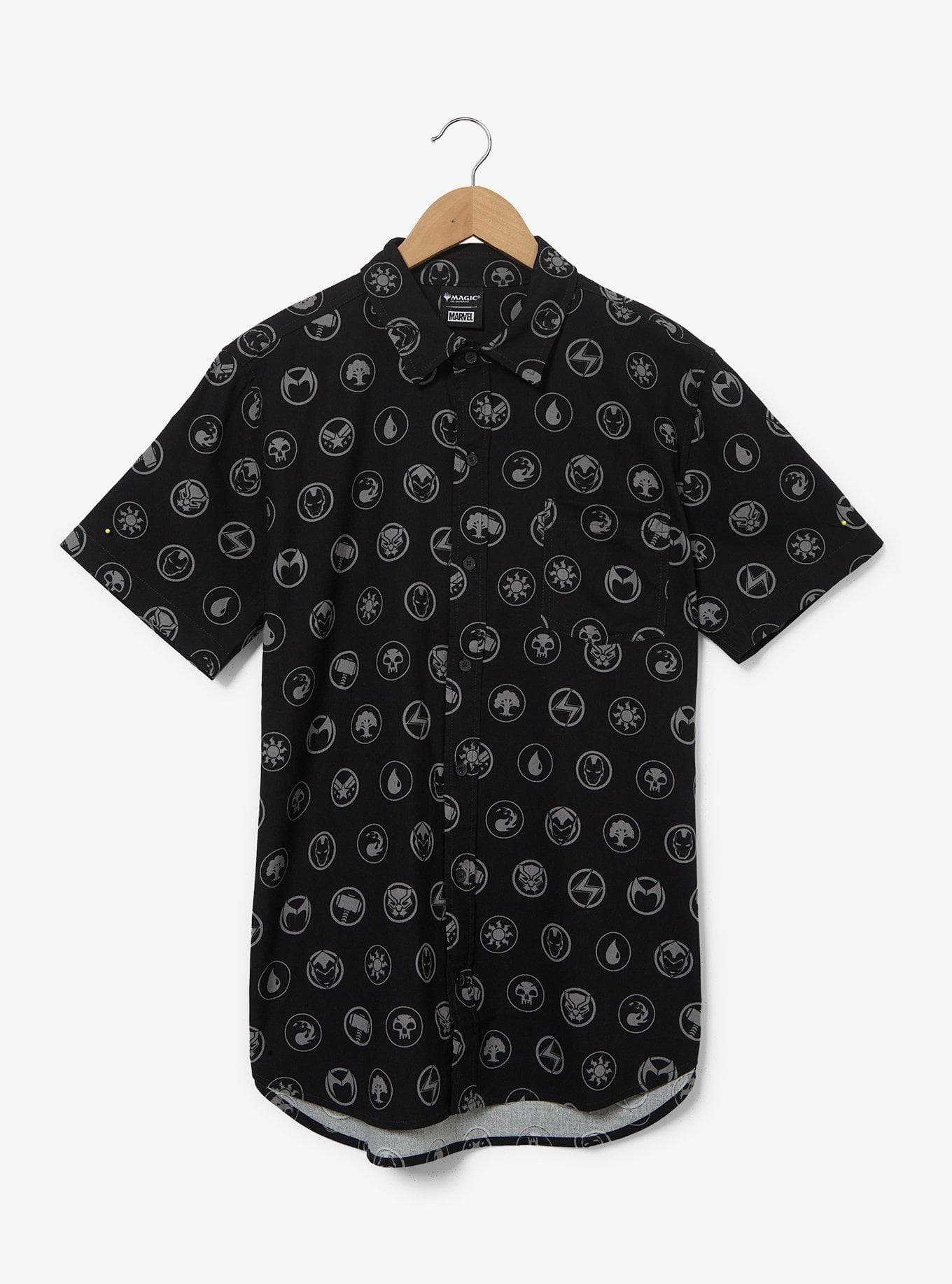 Magic: The Gathering x Marvel Icons Allover Print Woven Button-Up - BoxLunch Exclusive - image 1