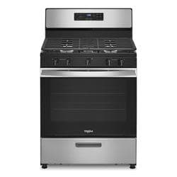 Whirlpool® 30" 5.1 cu. ft. Stainless Steel Gas Range - image 1