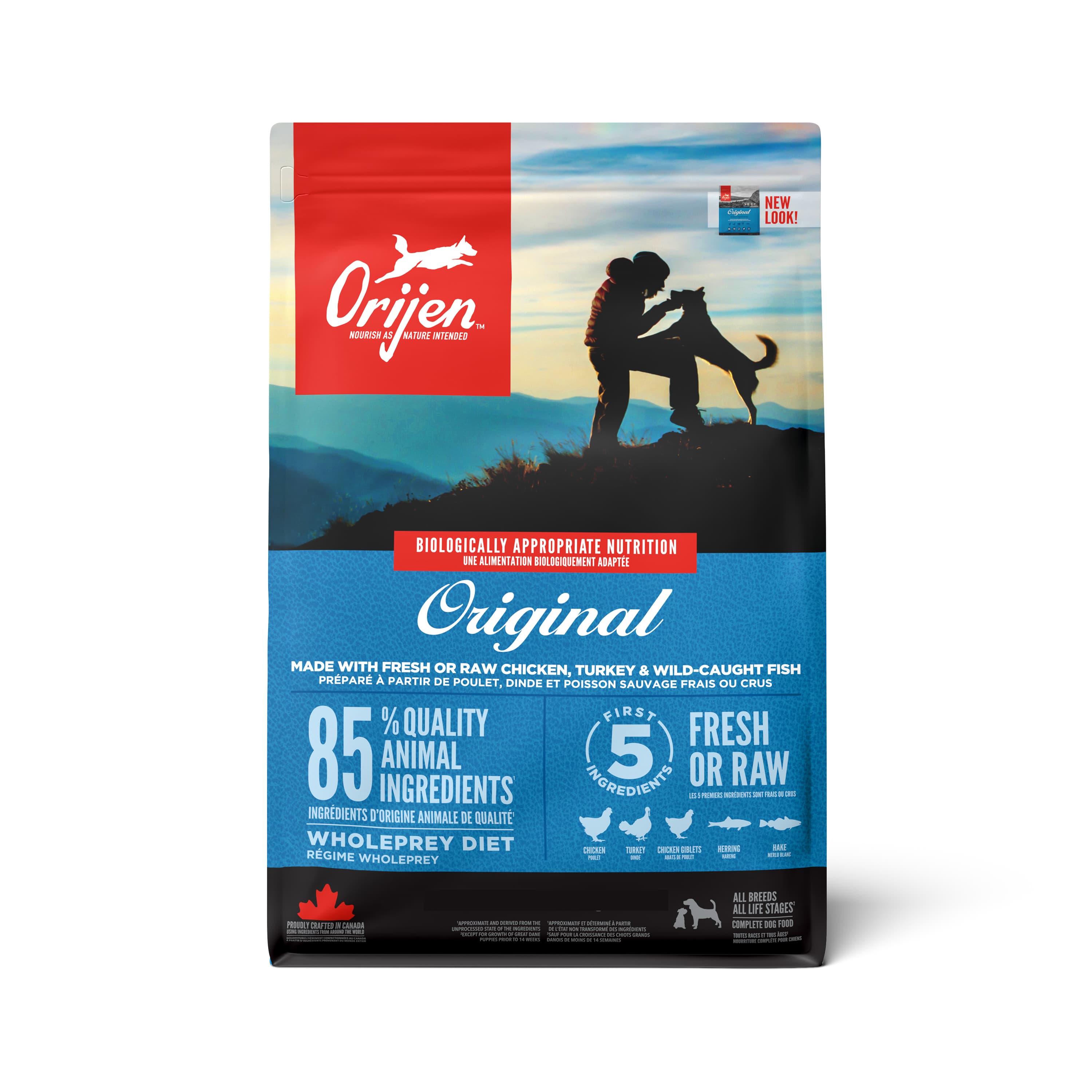 ORIJEN Original Adult Dry Dog Food with Chicken Turkey & Fish - image 1