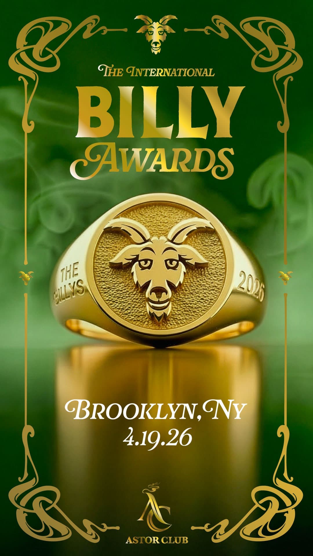 2026 International Billy Awards VIP Experience - image 1