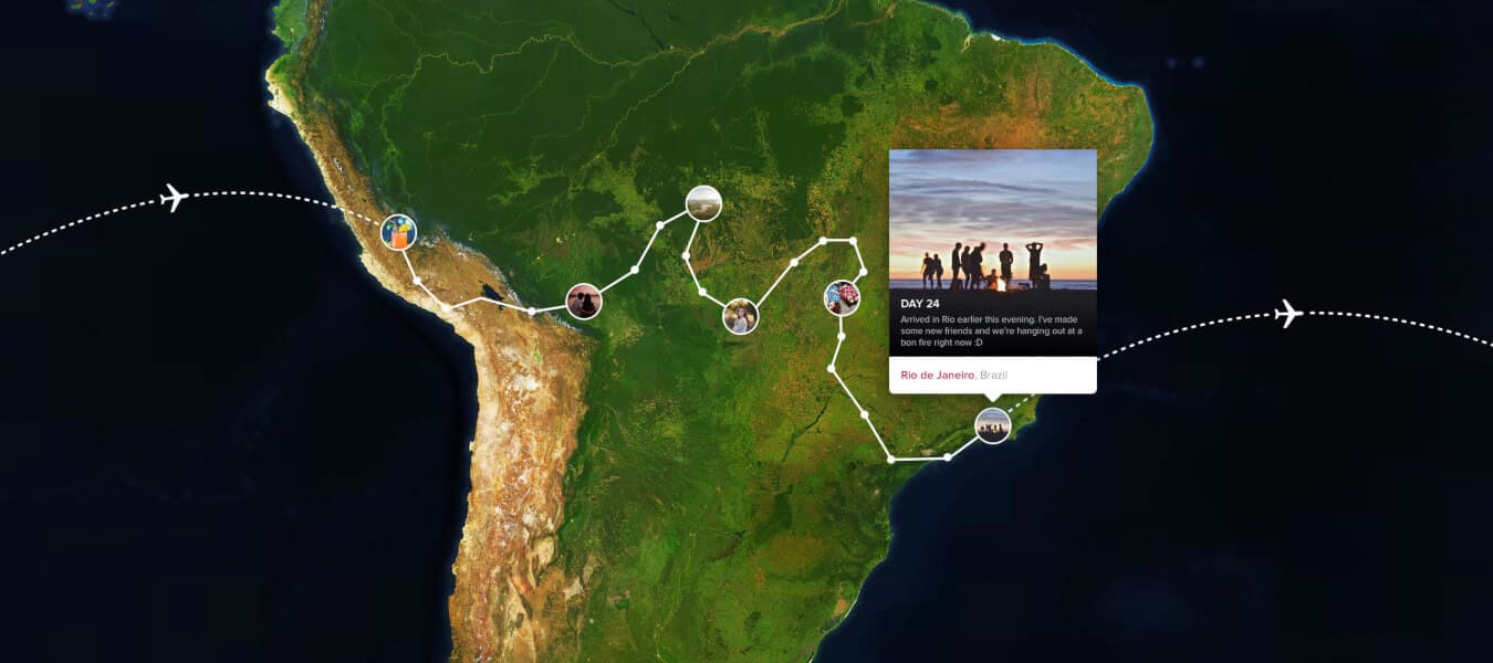 Polarsteps Travel Log App - image 1