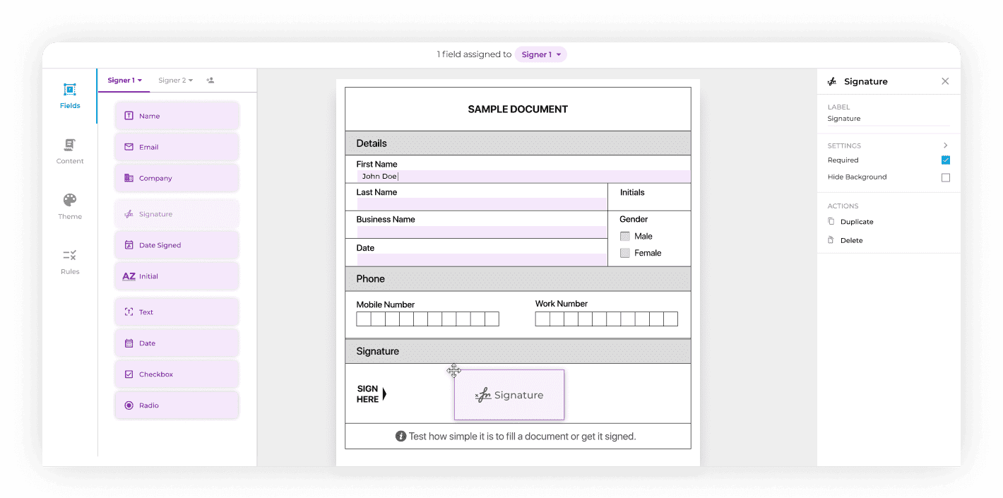 Fill eSignature - image 1