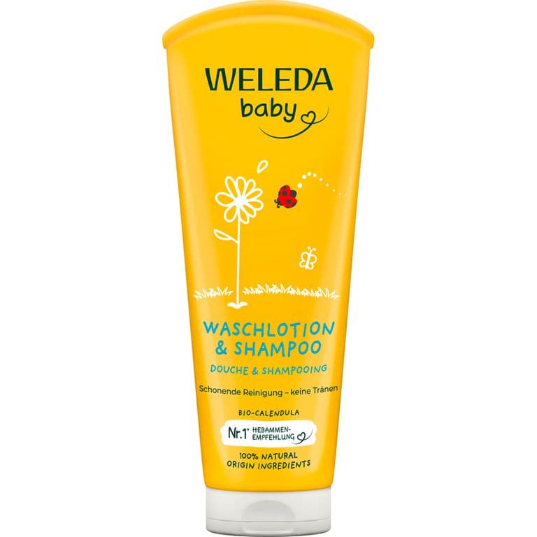 Weleda Baby Waschlotion & Shampoo Calendula - image 1