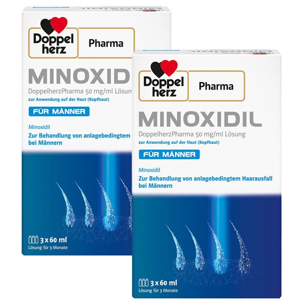MINOXIDIL DoppelherzPharma 50 mg/ml 2x3x60 ml - image 1
