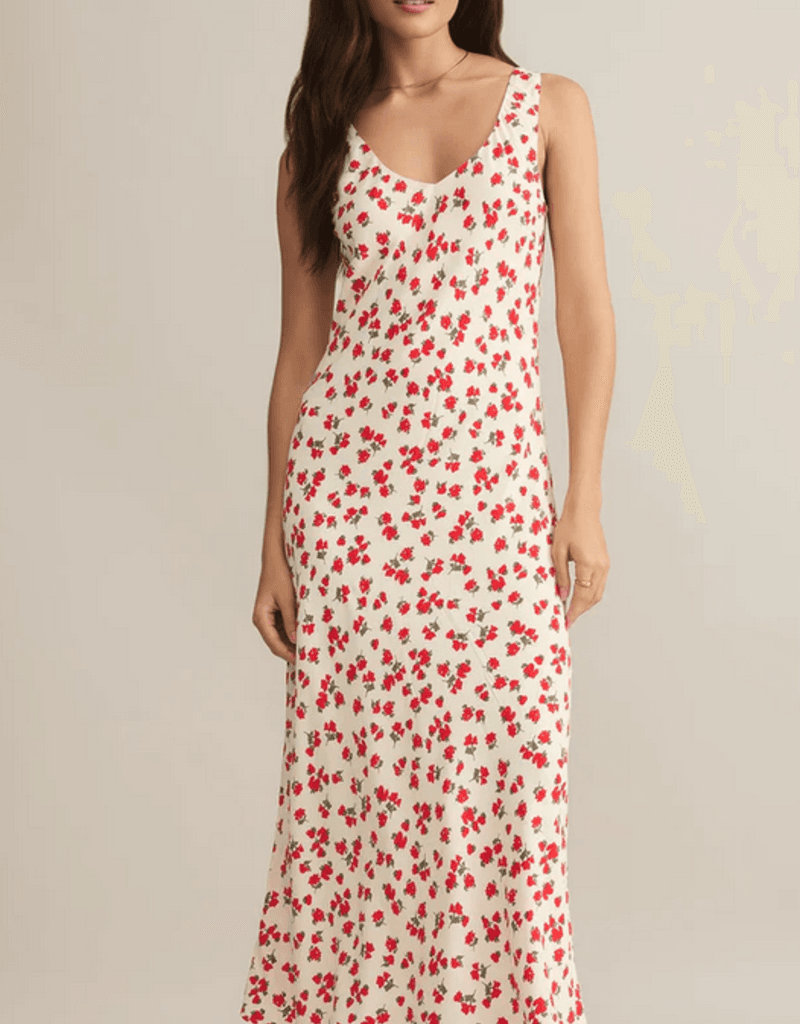 Z Supply Red Floral Dress - image 1