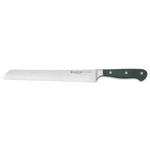 Classic Fresh Rosemary Green Double Serrated Bread Knife 9 Inch - image 1