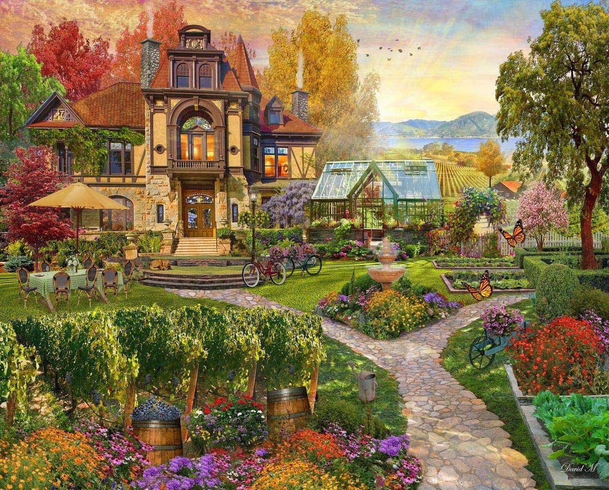 Vineyard Retreat - 500 Piece Jigsaw Puzzle by Springbok - image 1