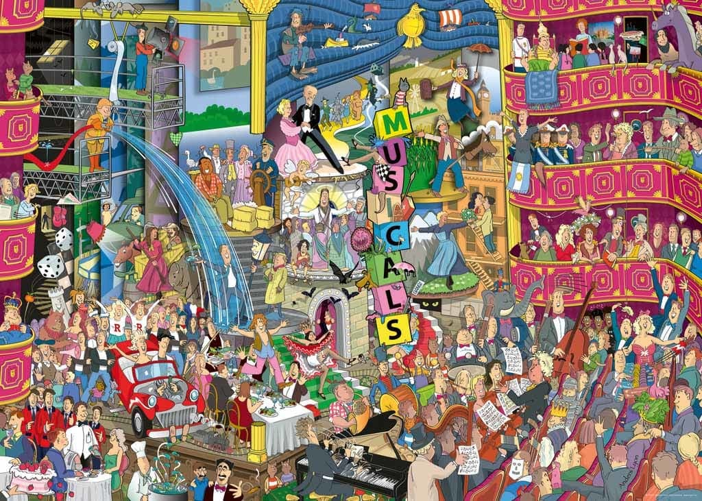 Best of Musicals - 1000 Piece Jigsaw Puzzle by Heye - image 1