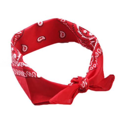 Bandana Rain Drop rood 54 x 54 cm - image 1