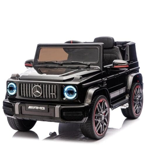 Mercedes G63 AMG Cabrio Kinder-Elektroauto 12V Schwarz - image 1