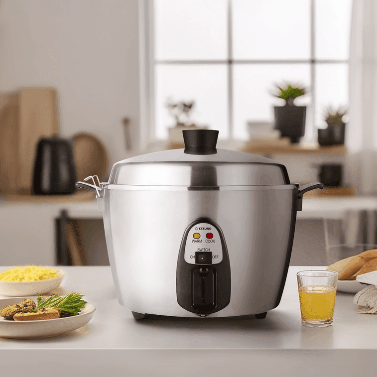 Tatung TAC-11KN(UL) 11 Cup Multi-Functional Stainless Steel Rice Cooker with Steaming & Stewing Features - image 1