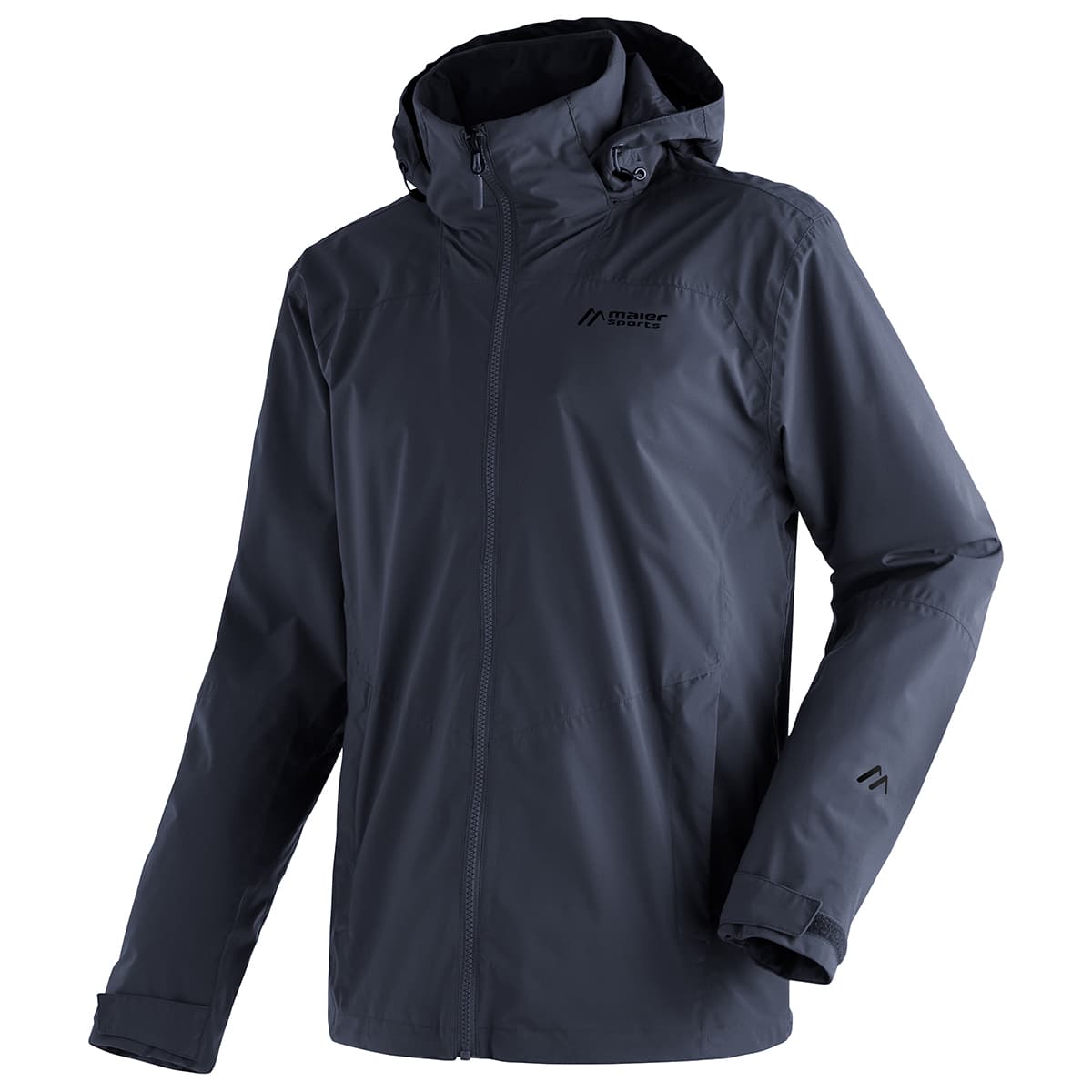 Maier Sports Leichte und wetterfeste Funktionsjacke extra lang dunkelblau - image 1