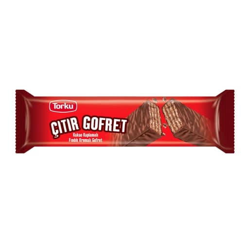 Torku Fındık Kremalı Çıtır Gofret 12x30 G - image 1