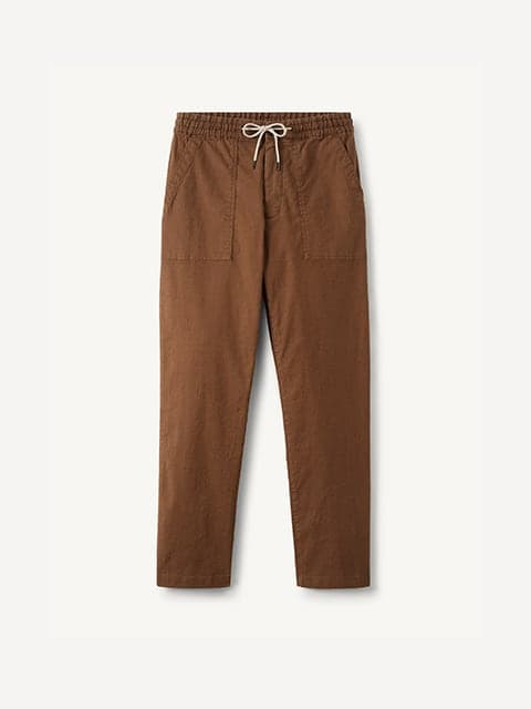 Tobacco Amalfi Drawstring Pant - image 1