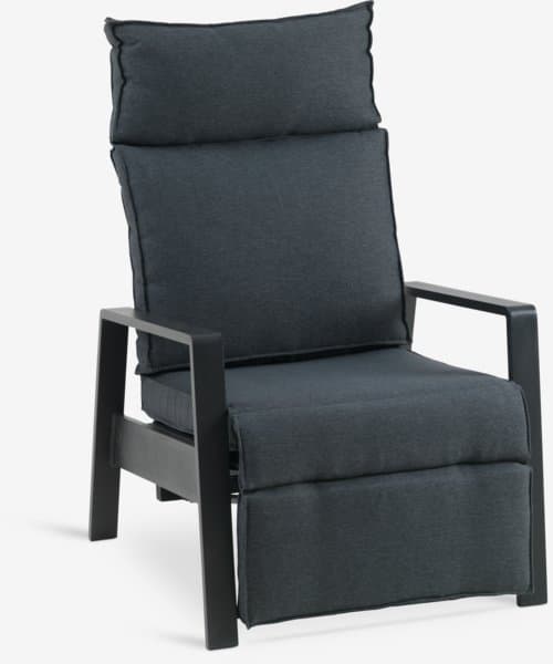 Garden lounge chair VONGE black - image 1