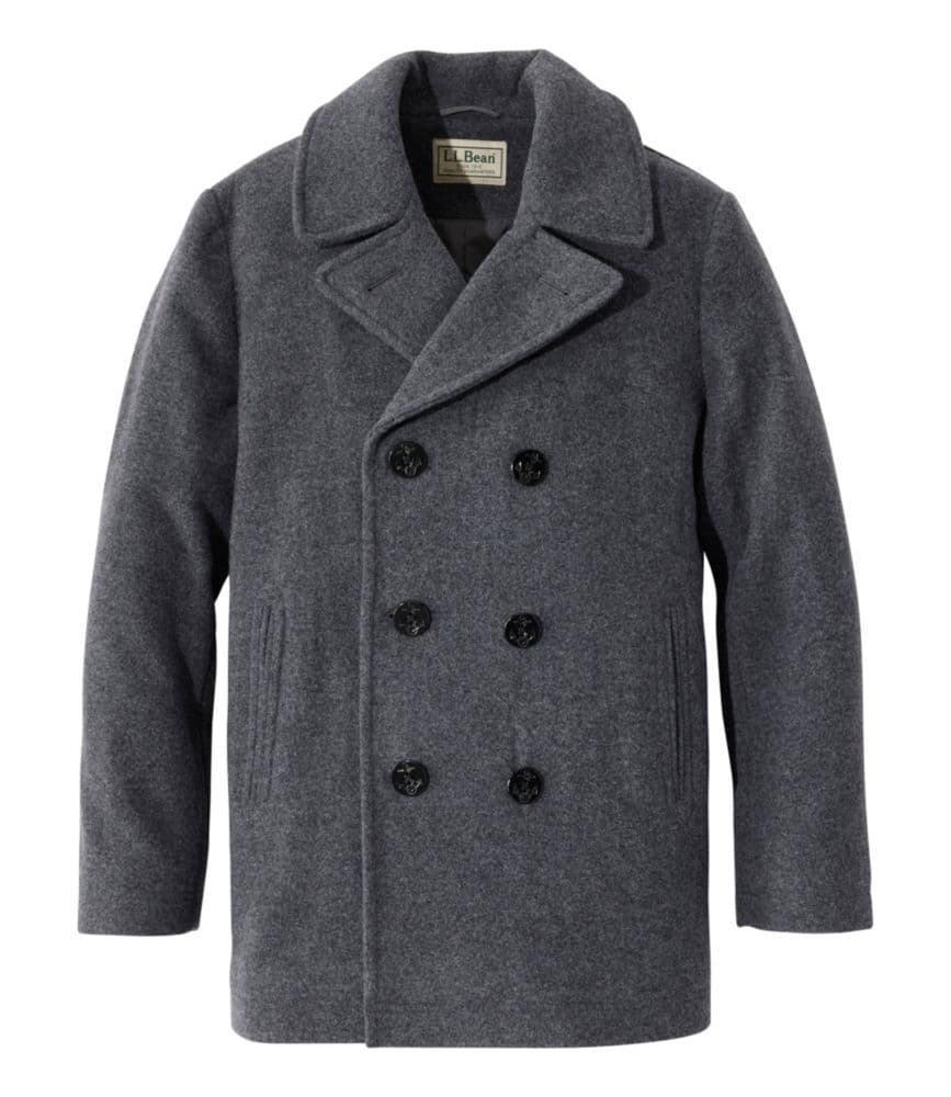 Men's L.L.Bean Wool Peacoat - image 1