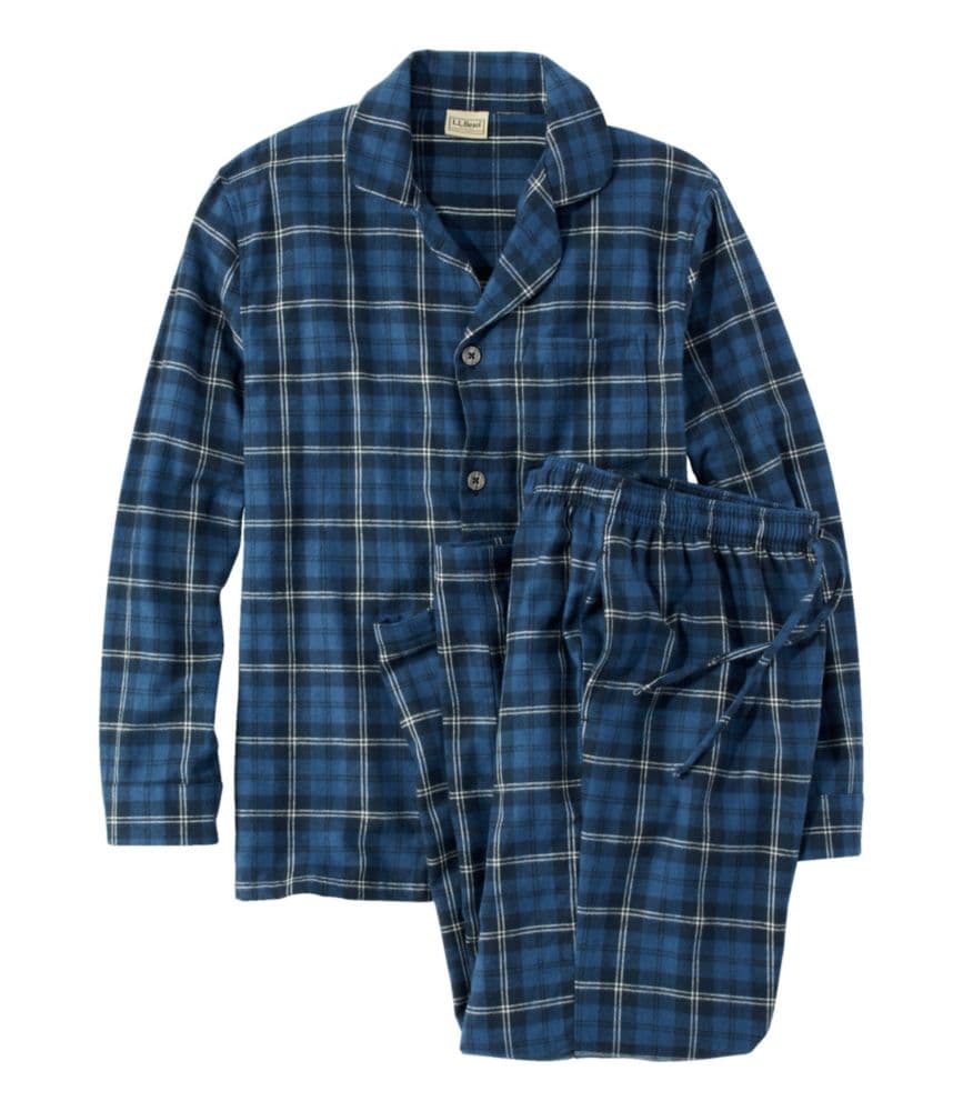 Men's Scotch Plaid Flannel Pajamas - image 1