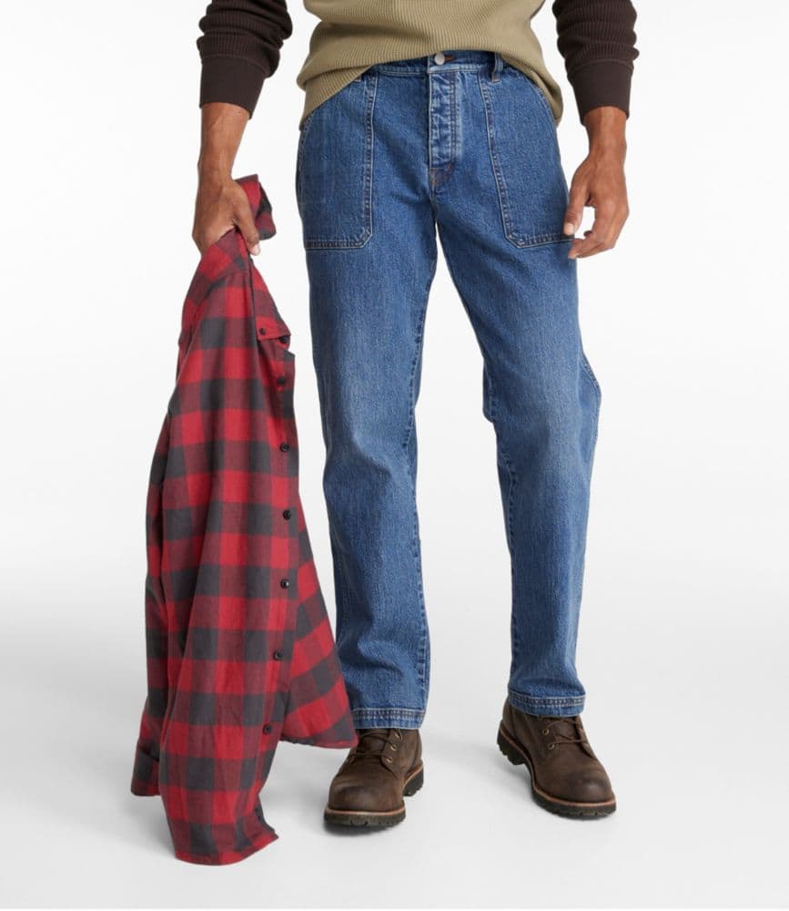 Men's Signature Heritage Utility Denim, Classic Fit, Straight Leg - image 1