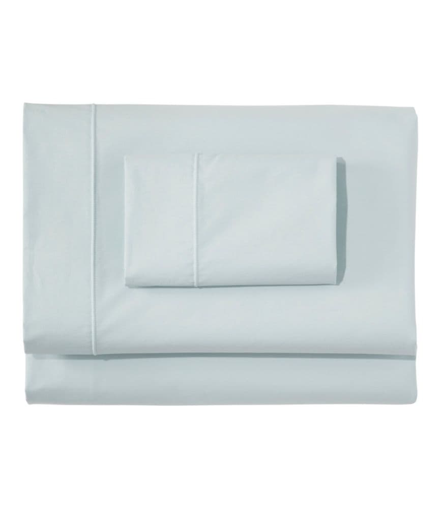 Sunwashed Percale Sheet Collection - Twin, Bluegrass - image 1