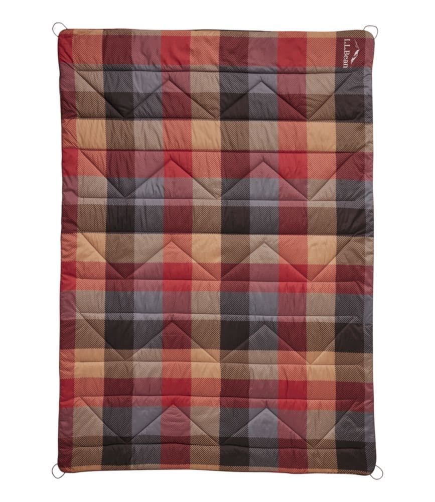 L.L.Bean Fleece Puffer Blanket - image 1