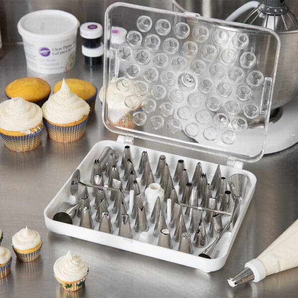 Ateco 783 55-Piece Stainless Steel Piping Tip Decorating Set - image 1