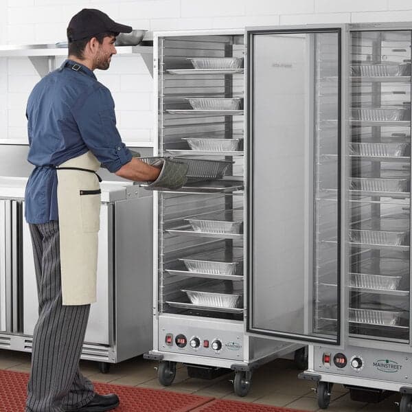 MainStreet Equipment CHP-1836U Full Size Non-Insulated Heated Holding / Proofing Cabinet with Clear Door - 120V - image 1