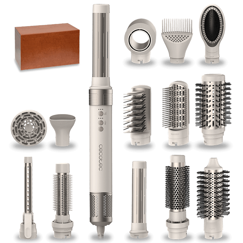 CECOTEC Bamba CeramicCare 14in1 AirGlam Styler Champagne - image 1