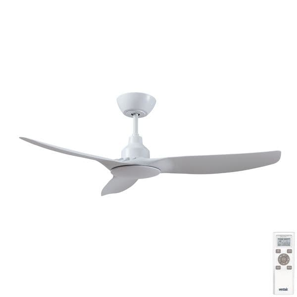 Ventair Skyfan 52" Ceiling Fan with DC Motor and Remote in White - image 1