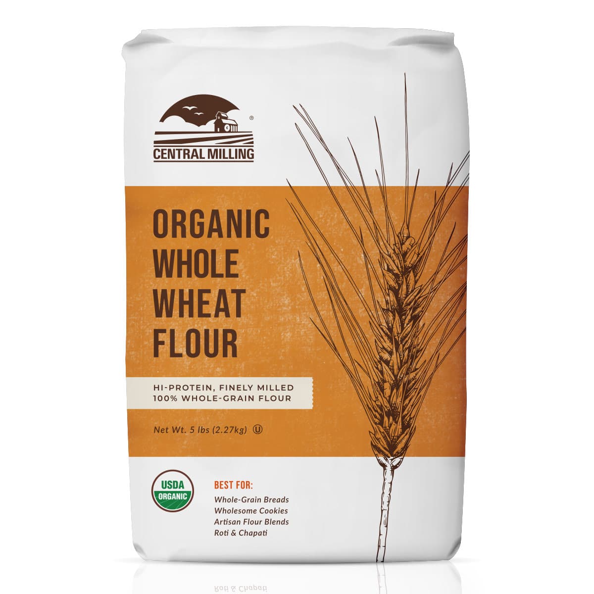 Organic Whole Wheat Hi-Pro Fine Flour - image 1