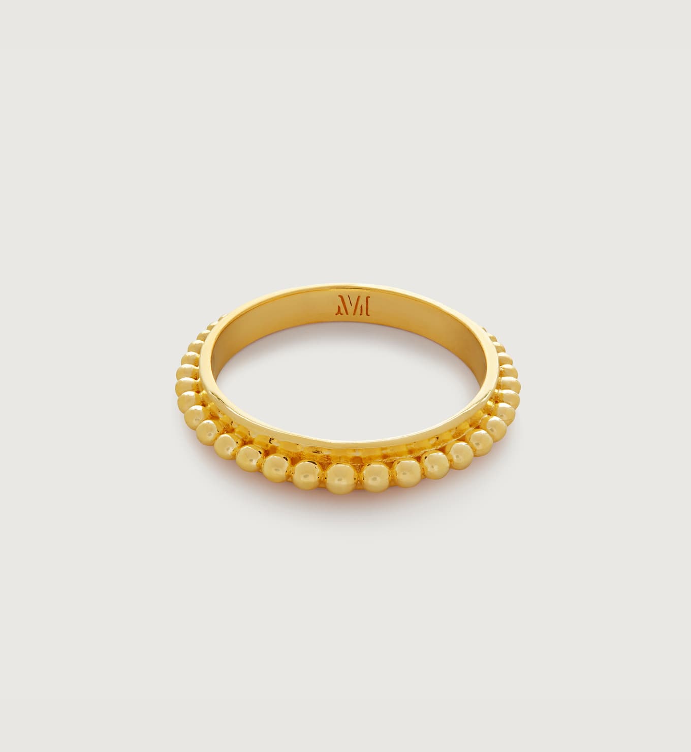 Deia Beaded Stacking Ring - image 1