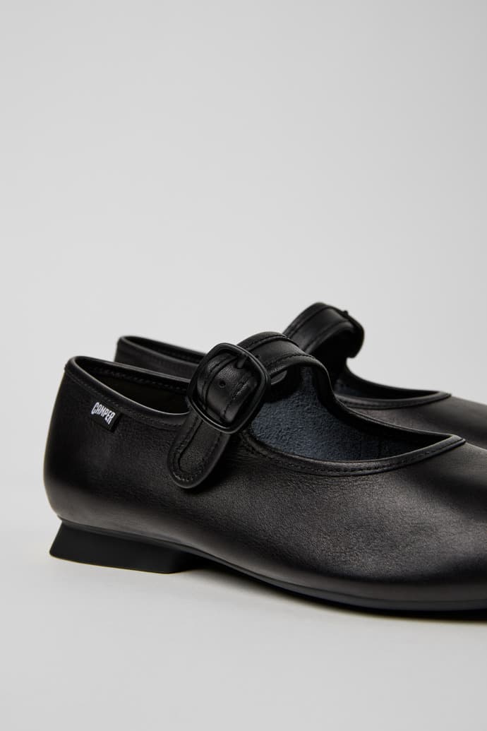 Camper Casi Myra Black Leather Ballerinas for Women - image 1