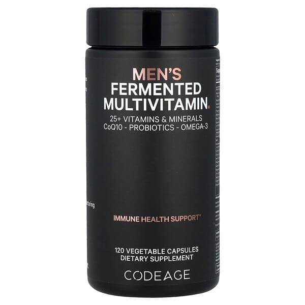 Codeage Men's Fermented Multivitamin 120 Vegetable Capsules - image 1