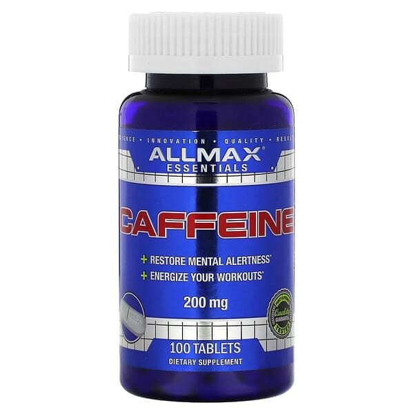 ALLMAX Essentials Caffeine 200 mg, 100 Tablets - image 1