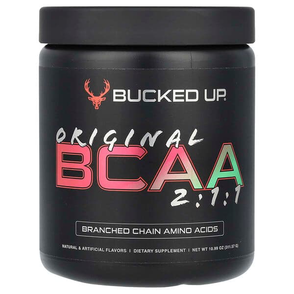 Bucked Up Original BCAA 2:1:1 Strawberry Mojito 10.99 oz (311.57 g) - image 1