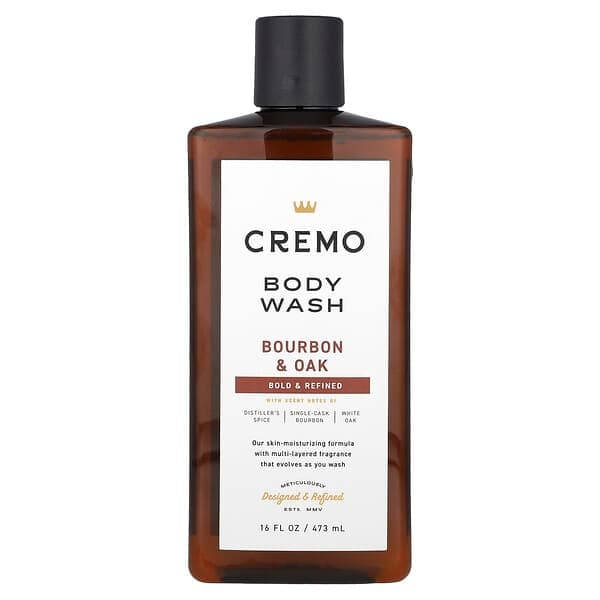 Cremo Body Wash Bourbon & Oak 16 fl oz - image 1