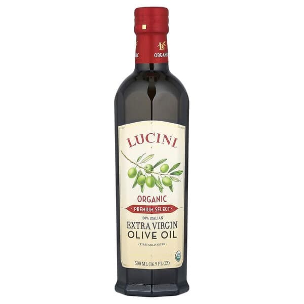 Lucini Premium Select Organic Extra Virgin Olive Oil 16.9 fl oz (500 ml) - image 1