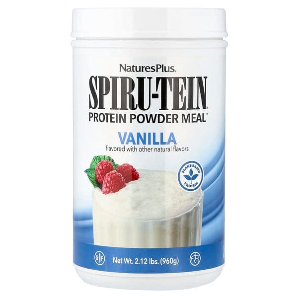 NaturesPlus Spiru-Tein Protein Powder Meal Vanilla 2.12 lbs (960 g) - image 1