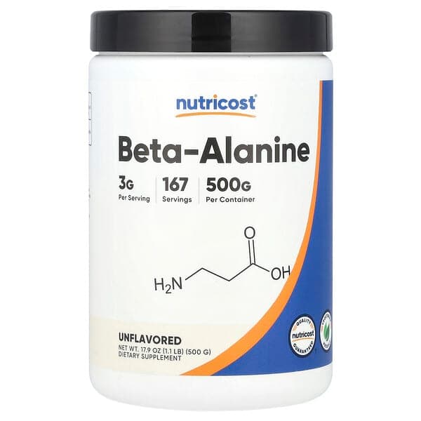 Nutricost Beta-Alanine Unflavored 17.9 oz (500 g) - image 1