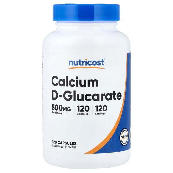 Nutricost Calcium D-Glucarate 500 mg 120 Capsules - image 1