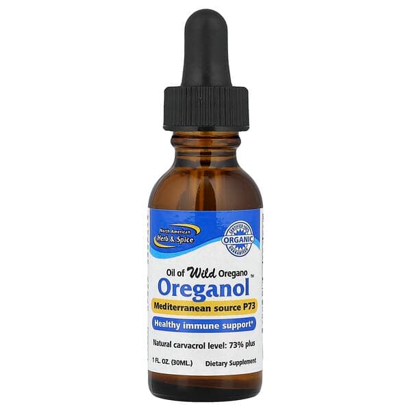 North American Herb & Spice Oreganol™ Oil of Wild Oregano 1 fl oz (30 ml) - image 1