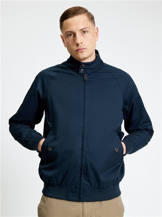 Ben Sherman Signature Harrington Jacket in Dark Navy - image 1