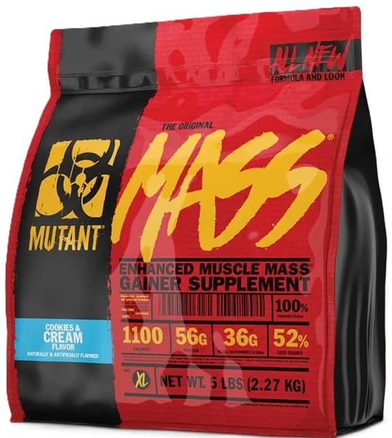 Гейнер для набору маси Mutant Mass 2.27 кг Cookies Cream (627933026800) - image 1